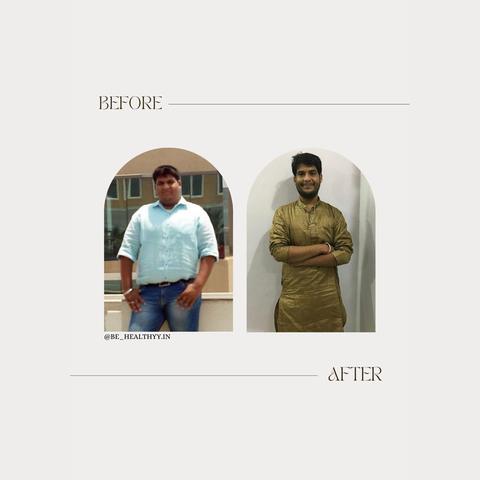 Client before and after photos