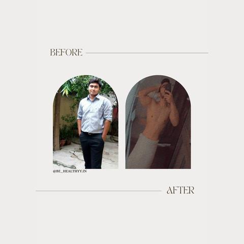 Client before and after photos