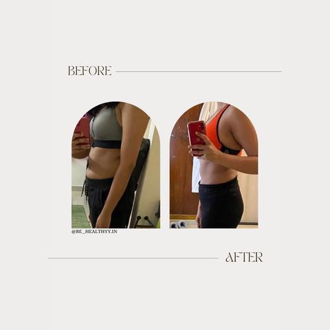 Client before and after photos